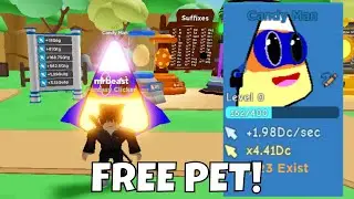 Get THIS FREE CANDY MAN PET in Roblox Clicker Simulator