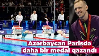 Paris-2024: Azərbaycan paraüzgüçüsü gümüş medal qazandı