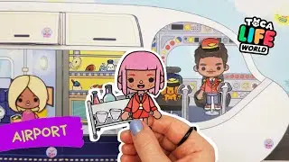 Toca Life World: AIRPORT  / toca boca story / Paper Doll Toca Boca