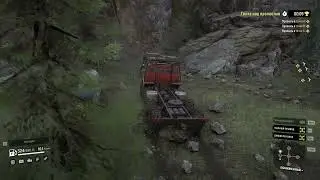 Гонки над пропастью в Висконсине на Tatra T813. Snowrunner