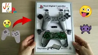 Manualidad Gamer con mando de Play 1 ROTO (Cuadro de despiece)😁👍