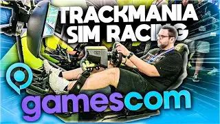 TrackMania spielen im SIM RACING RIG von der Gamescom 2023! 😁