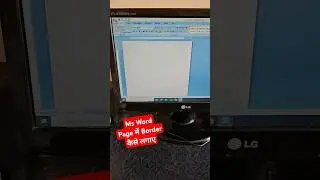 Ms Word Page Me Border Kaise Lagaye | How To Insert Border In Ms Word Page | #shorts #short