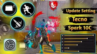 Tecno Spark 10C Free Fire Sensitivity+Dpi+Headshot Setting