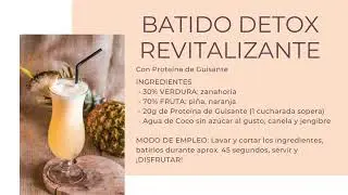 BATIDO DETOX REVITALIZANTE