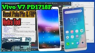 Reset Pola/Pin dan FRP Vivo V7 (PD1718F) Menggunakan Hydra Tool Dongle