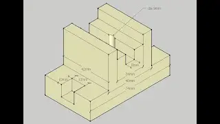 18.  Visualizing drawings in 3D | orthographic projection | isometric
