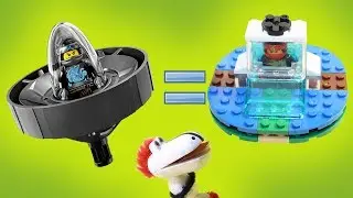 Как собрать Кружитцу из Лего? Дракоша Гоша и Бейблэйды! Новые мультики для детей. Видео с игрушками