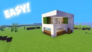 How To Build A EASY Modern House In Minecraft | Tutorial