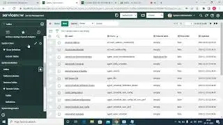 ServiceNow Table Creation