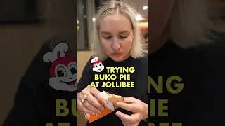 Trying Buko Pie at Jollibee 🥥 🌴