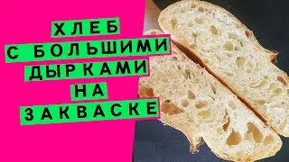 Large Hole Sourdough Bread: How to Achieve Porous Crumb (AIRY WHEAT BREAD)