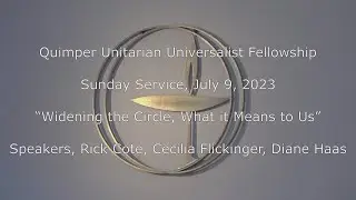 QUUF Sunday Service July 9, 2023 