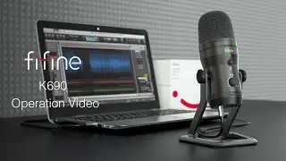 Tutorial on FIFINE K690 USB Microphone