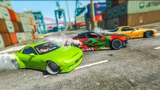 I Joined A GTA Online DRIFTING SERVER! (FiveM)