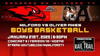 Milford Scarlet Hawks Basketball - January 21, 2025 vs Oliver Ames