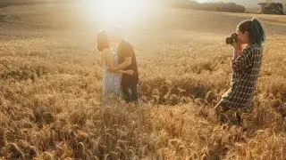 Ensaio fotográfico de gestante  | Campo de trigo