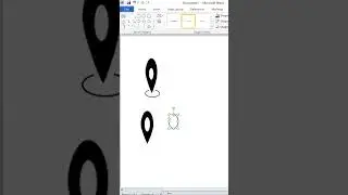 Location Symbol in Msword 