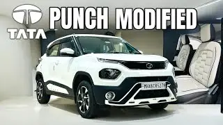 TATA PUNCH 2024 MODIFIED|PUNCH SEATCOVER|PUNCH ACCESSORIES|PUNCH MODIFIED|📞9820569891/9833751777