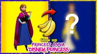 Lets transform Disney Princess Anna into a Fruity Girl | Princess Anna Glow up | Glamtoons