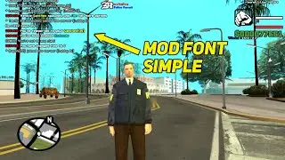 [SHARE] MOD FONT GTA SAMP SIMPEL DAN RAPIH || GTA : SAMP - GTA MOBILE