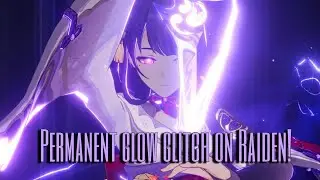 How to Permanently make Raiden's Hair and Eye glow! #zhongli #genshinimpact #hoyoverse #raidenshogun