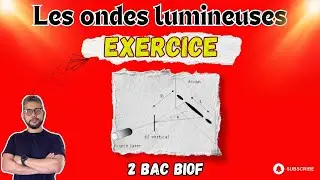 Exercice - Correction - Les ondes lumineuses - Longueur d'onde dans le verre  - 2 BAC - Prof MOUSLIM