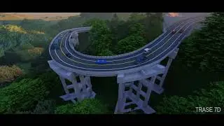 GEOMETRIK JALAN & JEMBATAN - RE-ALINYEMENT RENDERING LUMION