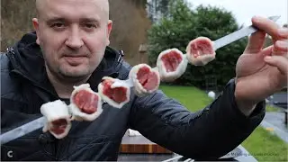 ШАШЛЫК ИЗ ФЛАНК СТЕЙКА С КУРДЮКОМ ПО БЫСТРОМУ 