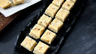 Easy Indian Sweet !! Rava burfi recipe
