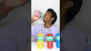 Rainbow Sprite Chug - 4 Bottles In SECONDS