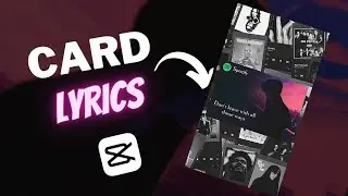 Create Viral Instagram Card Lyrics Video on Capcut | Full Tutorial | Capcut Tutorial