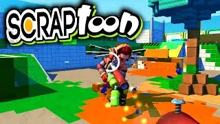 So I made Splatoon in Scrap Mechanic...