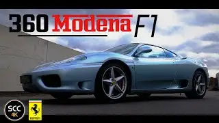 FERRARI 360 MODENA F1 2000 | Grigio Alloy | Drive in top gear | 4K | V8 TUBI exhaust sound | SCC TV