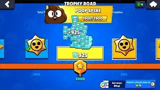 POOP!!🔥 LEGENDARY STARR😱 5,000 TROPHY ROAD🔥 12 NEW BRAWLERS BRAWL STARS UPDATE!!
