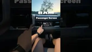 RAM’s New Passenger Screen! 2025 1500 Tungsten