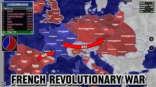 I simulated the french revolutionary wars in territorial io | Napoleonic Wars