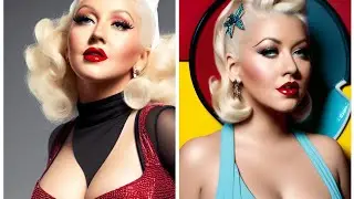 Christina Aguilera made be Ai image generator