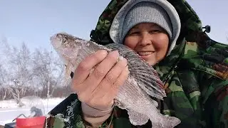 Хариус в феврале..