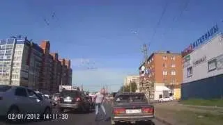 Ижевск - Разборка на дороге : RoadRage.Ru
