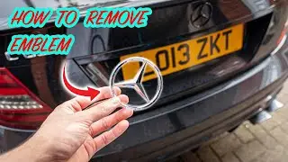 How To Remove Mercedes Rear Boot Emblem