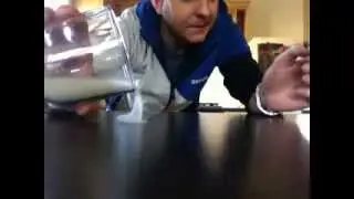 smoke in glass