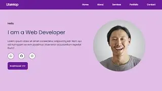 Build a Responsive Portfolio Website from Scratch with HTML, CSS, and JavaScript