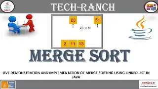 How to implement Merge Sort algorithm in Linked List Java?| Algorithm & Implementation |