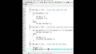 c program to print next day date