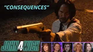 Reactors Reacting to the FINAL DUEL "CONSEQUENCES" | John Wick Chapter 4