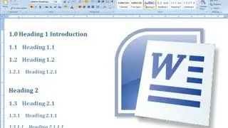 Numbered Headings and Automated Table of Contents - Office Word 2007