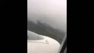 Plane Landing in Edmonton