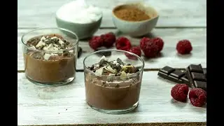 Mousse de chocolate com iogurte grego caseira