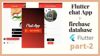 Flutter Chat Application using Firebase Database part 2(cannecting to firebase).